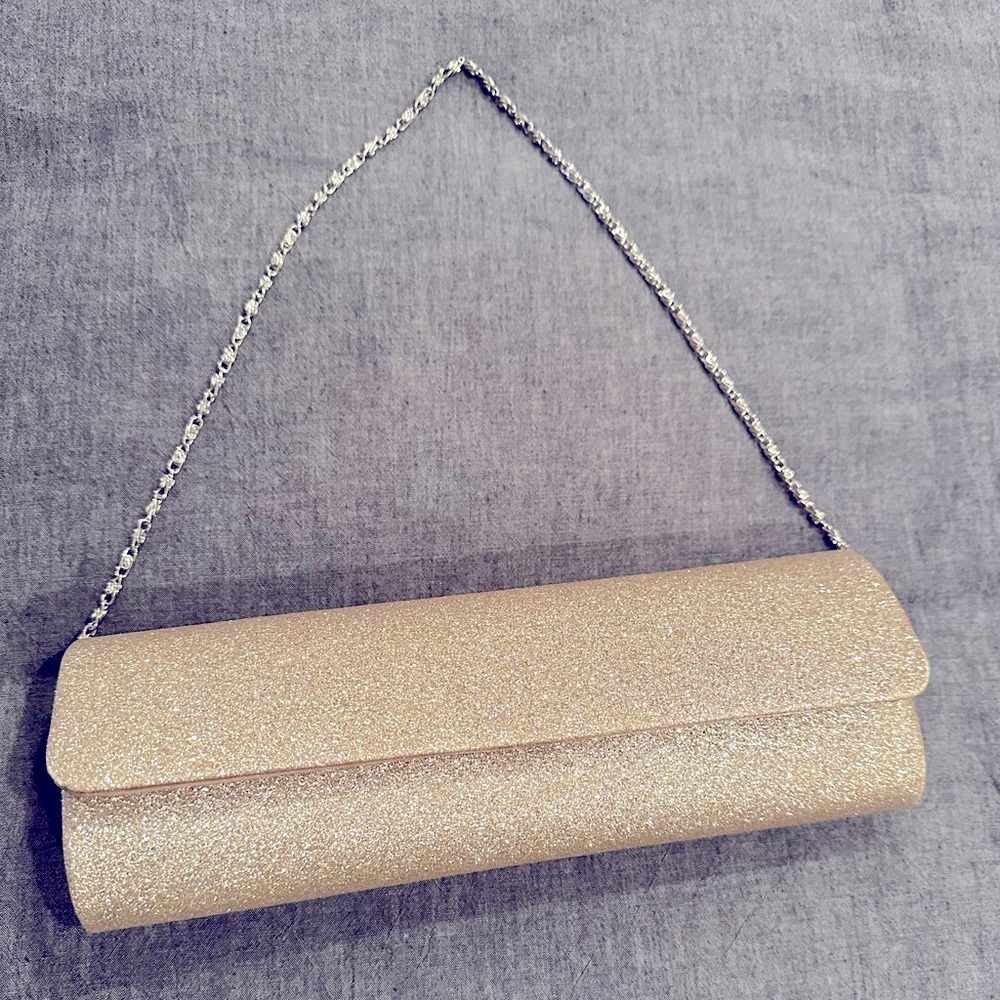 Gold special occasion clutch